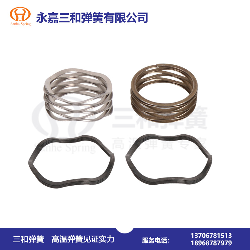 耐高溫彈(dan)簧700--800℃--高溫波(bo)形彈簧制(zhì)造廠